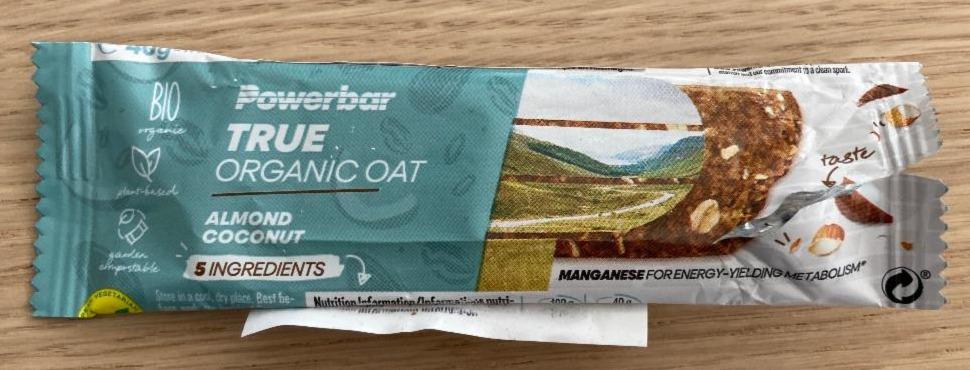 Fotografie - True Organic Oat coconut & almond PowerBar