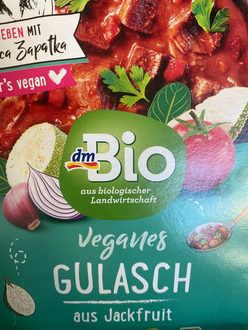 Fotografie - Vegane Gulasch aus Jackfruit dmBio