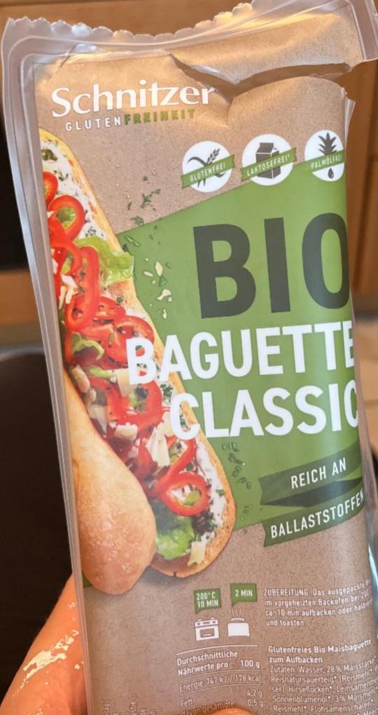 Fotografie - Bio Baguette classic glutenfrei Schnitzer