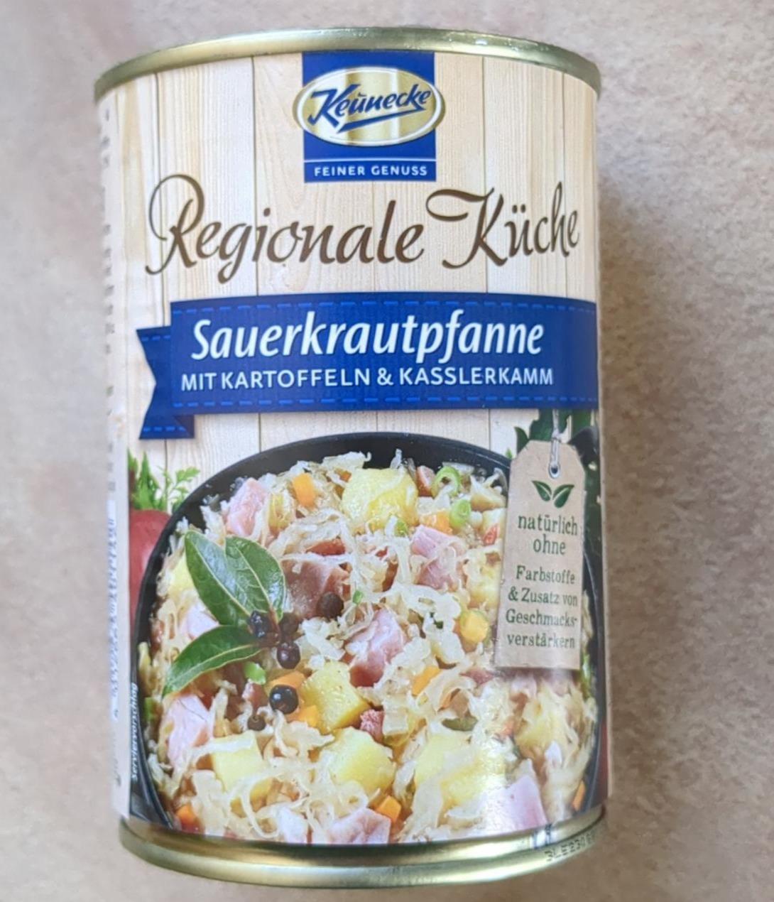 Fotografie - Sauerkrautpfanne mit kartoffeln & kasslerkamm Keunecke