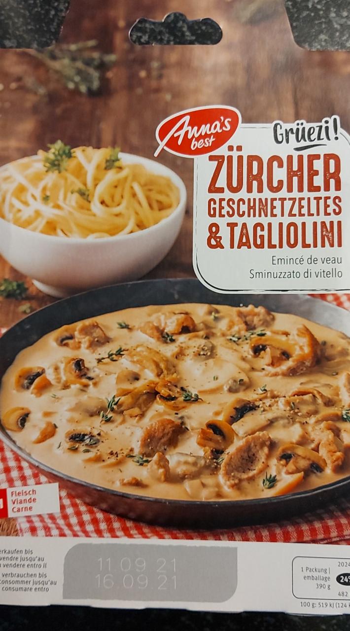 Fotografie - Zűrcher Geschnetzeltes & Tagliolini Anna's Best