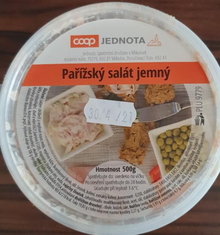 Fotografie - Pařížský salát jemný Coop Jednota