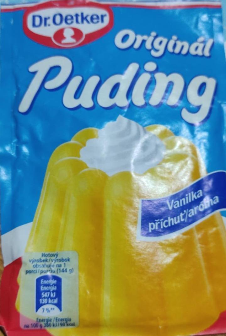 Fotografie - Vanilkový puding Dr. Oetker hotový výrobek