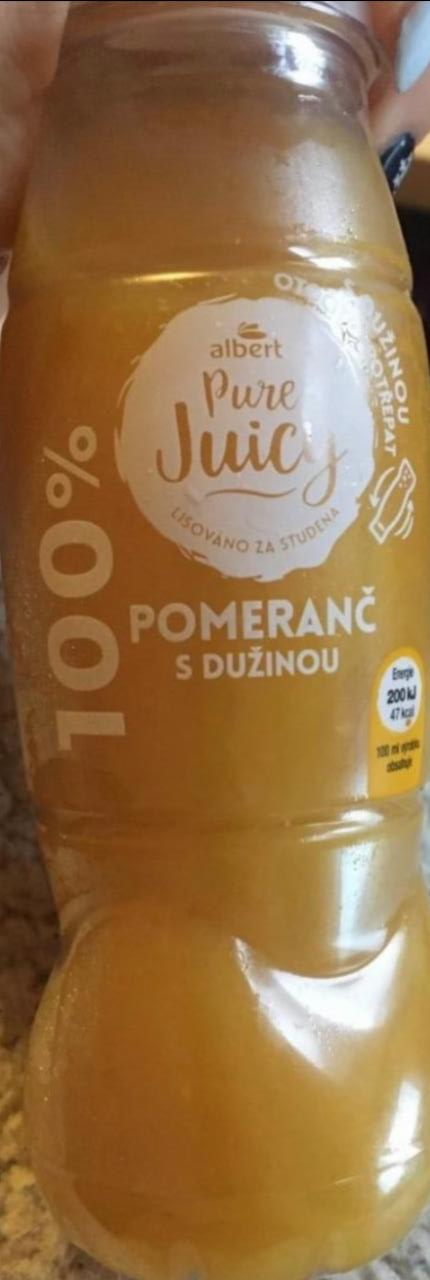 Fotografie - Pure Juicy 100% Pomeranč s dužinou Albert