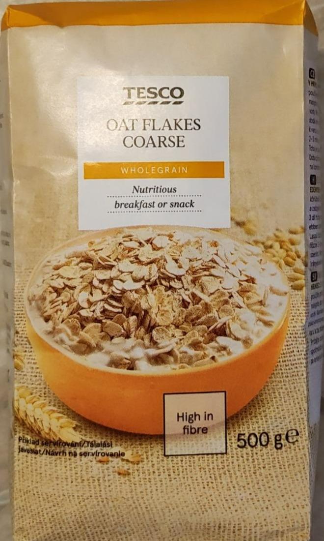 Fotografie - Oat flakes coarse Wholegrain Tesco