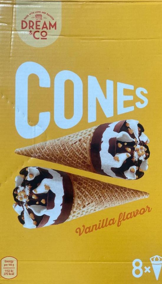 Fotografie - Cones Vanilla flavor Dream & Co