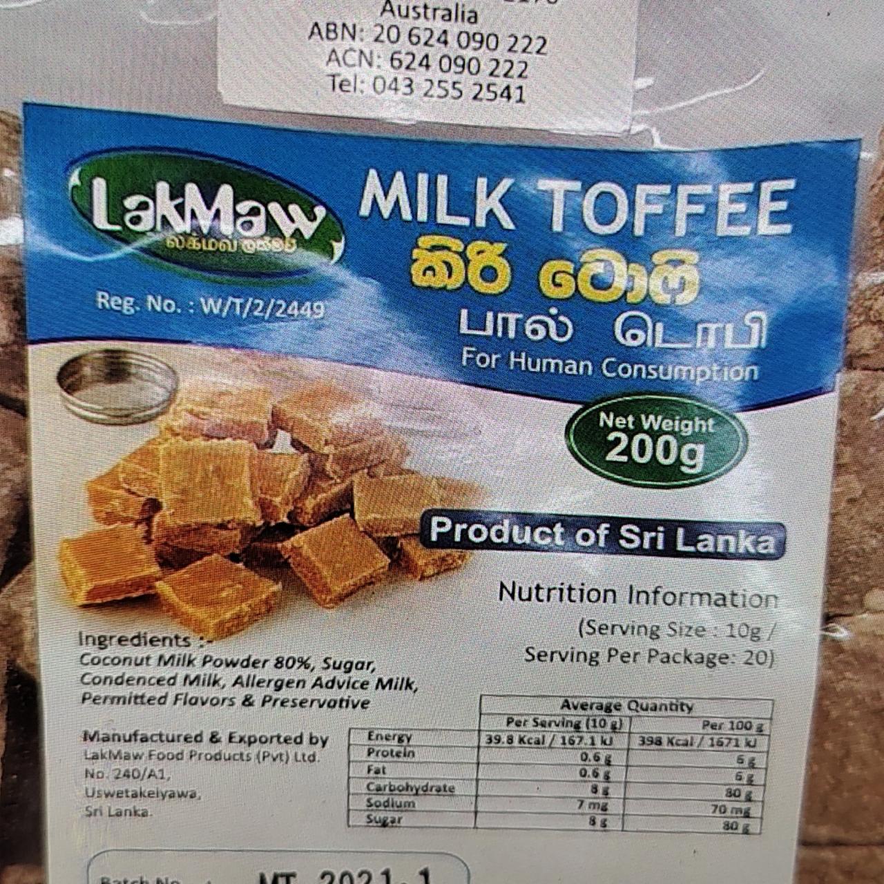 Fotografie - Milk Toffee LakMaw