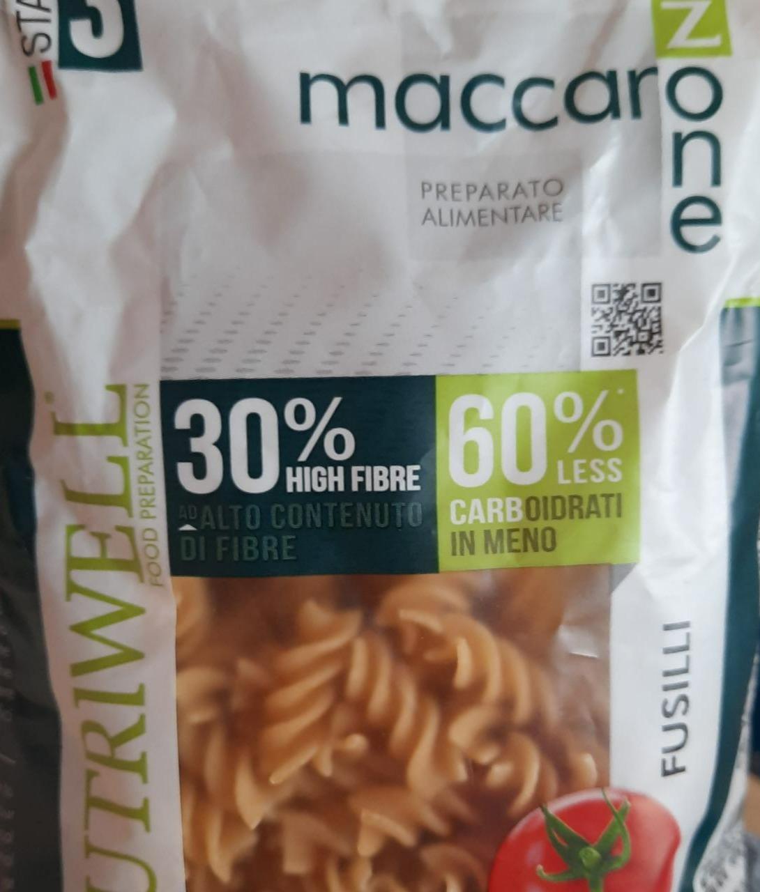 Fotografie - Maccarozone Pasta Fusilli Nutriwell