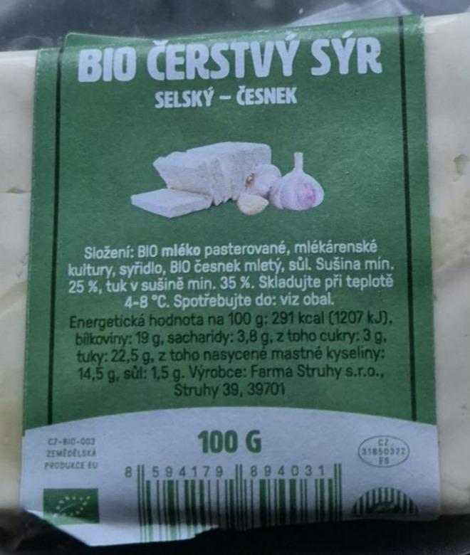 Fotografie - Bio čerstvý sýr Farma Struhy