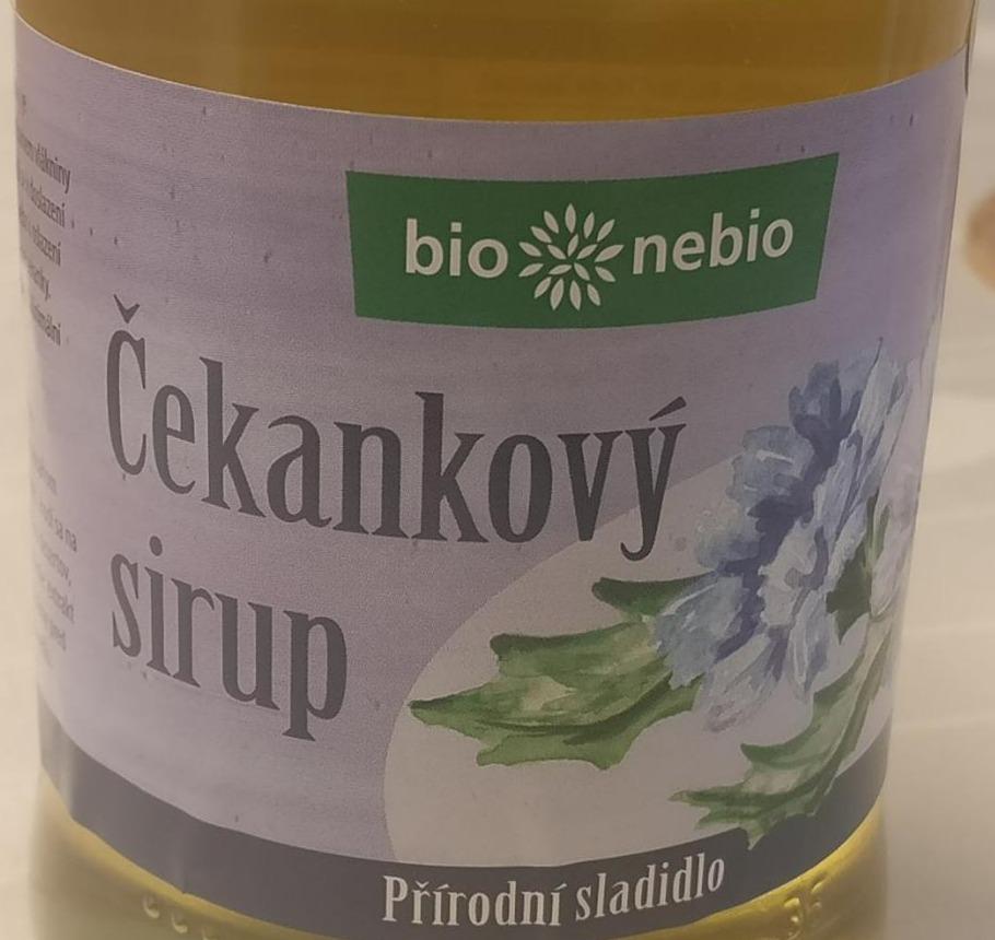 Fotografie - Čekankový sirup Bio nebio