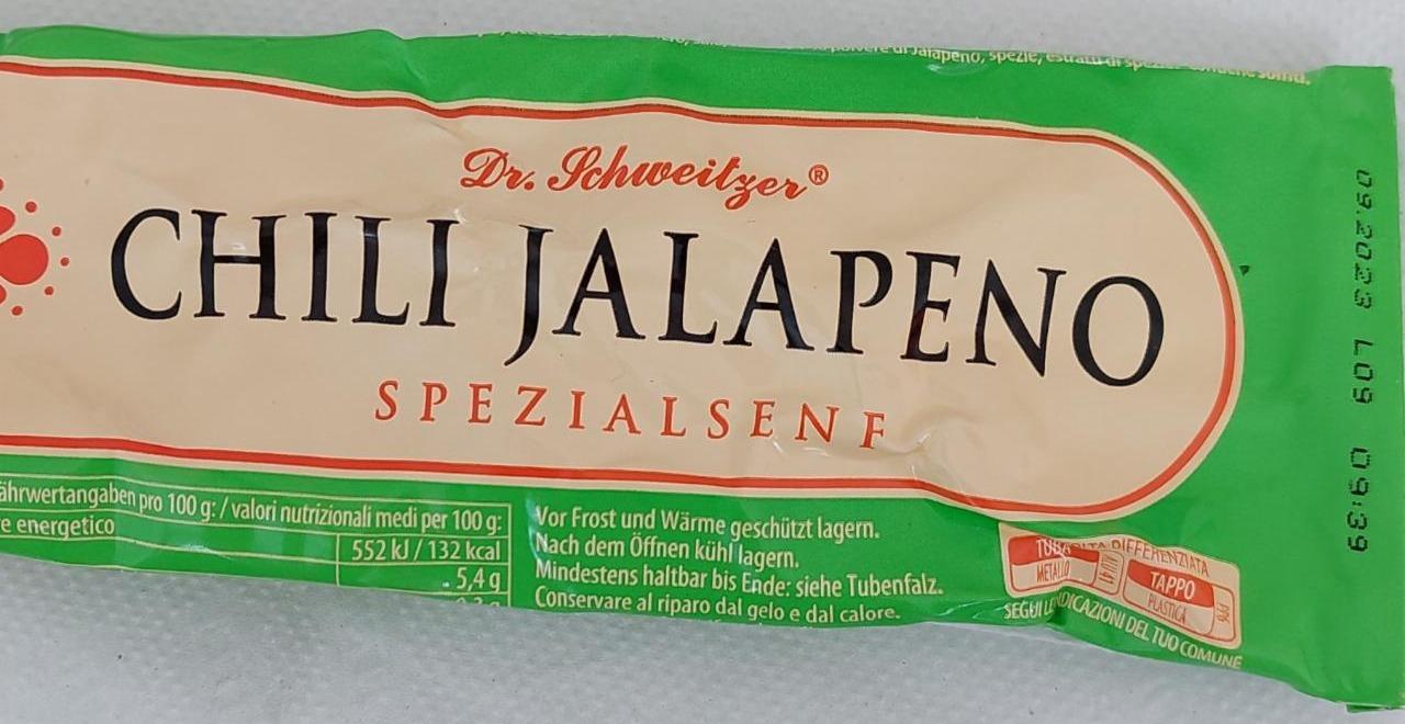 Fotografie - Chili Jalapeno spezialsenf Dr. Schweitzer