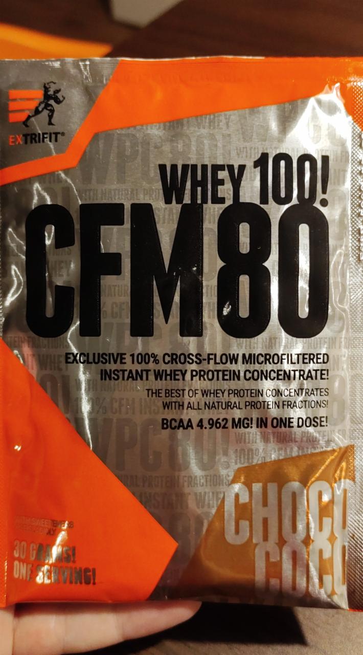 Fotografie - Whey 100 cfm 80 choco coco Extrifit