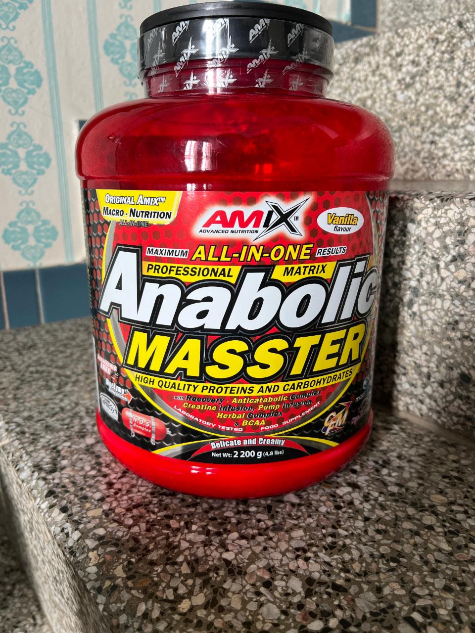 Fotografie - Anabolic Masster gainer Vanilla Amix