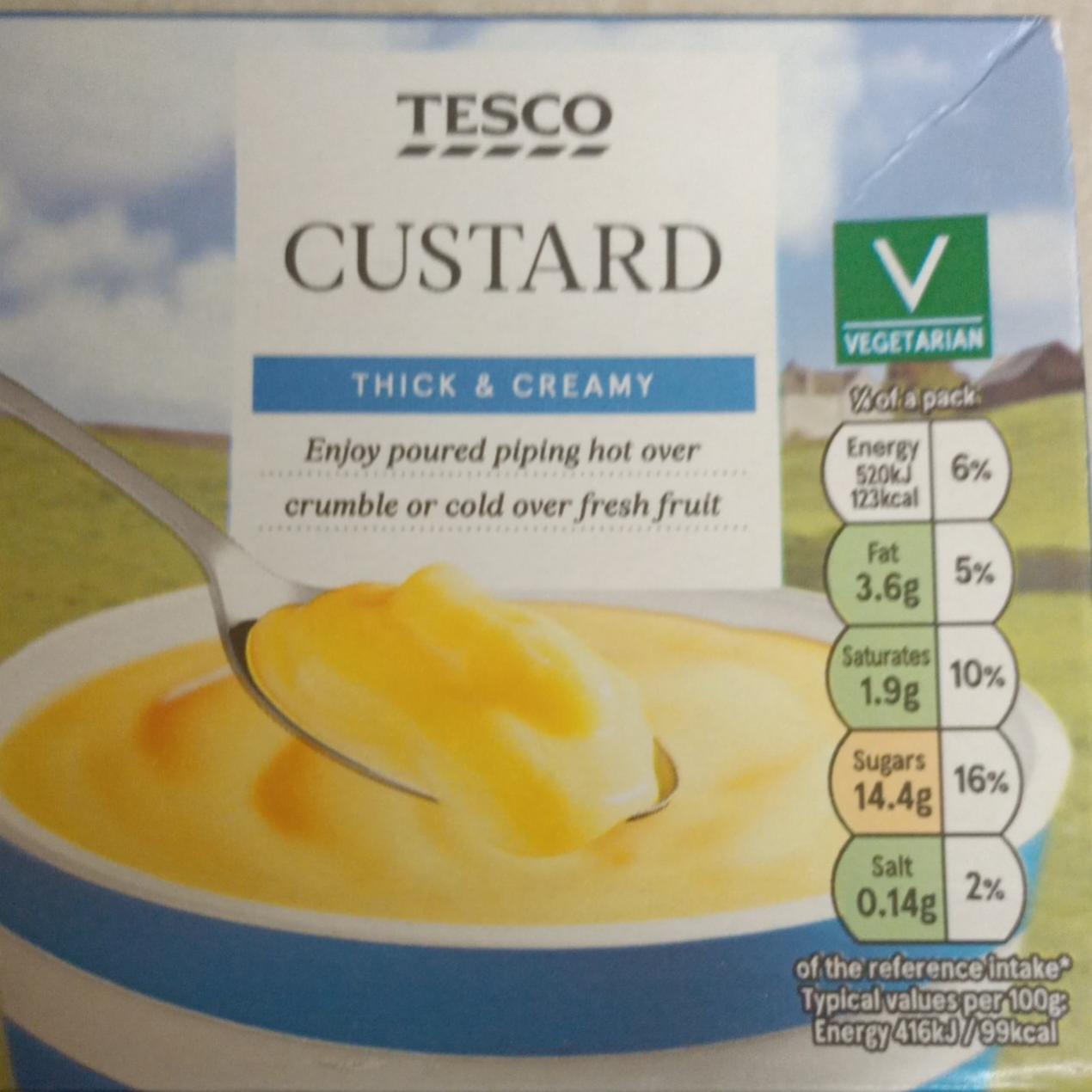 Fotografie - Custard Tesco