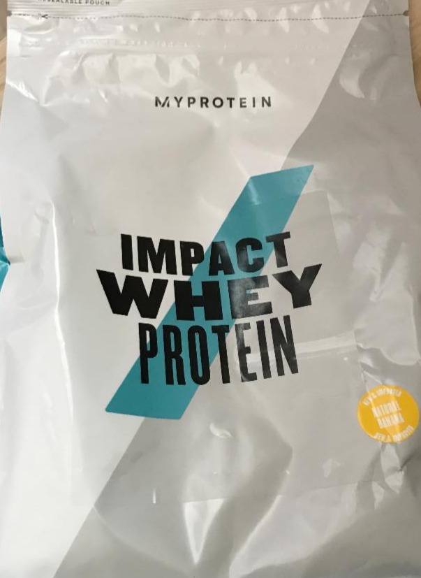 Fotografie - impact whey protein natural banana