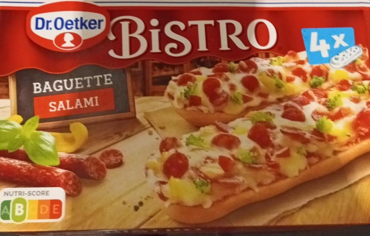 Fotografie - Bistro baguette salami Dr.Oetker