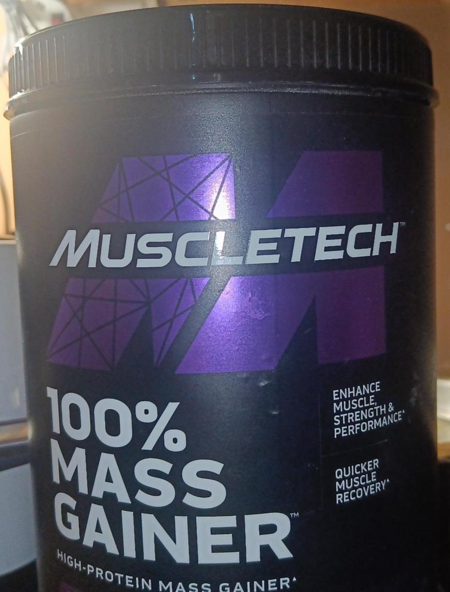 Fotografie - 100% Mass Gainer Chocolate Fudge Brownie Muscletech