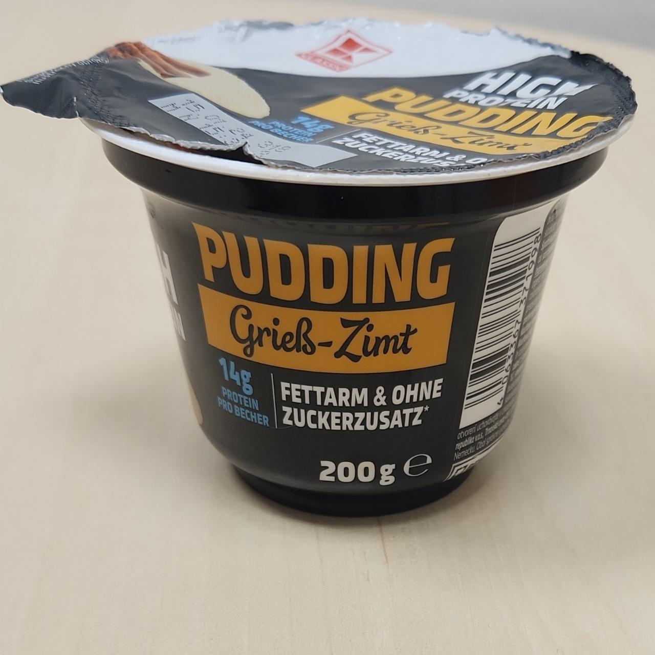 Fotografie - High protein pudding grieß-zimt K-Classic