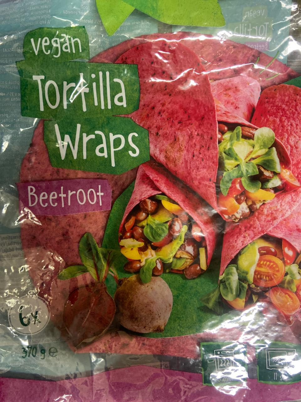 Fotografie - Tortilla wraps beetroot Vemondo