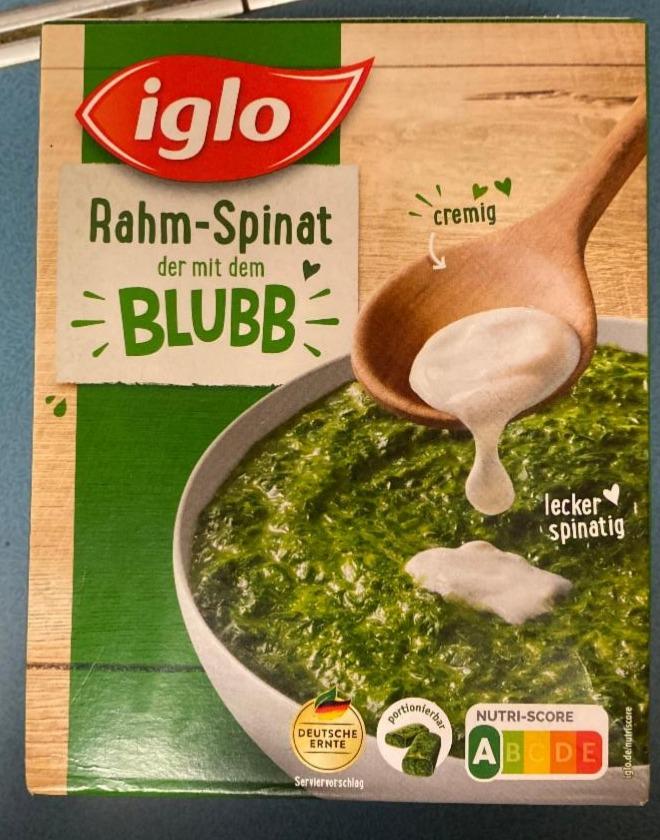 Fotografie - Rahm-spinat laktosefrei und glutenfrei - Iglo