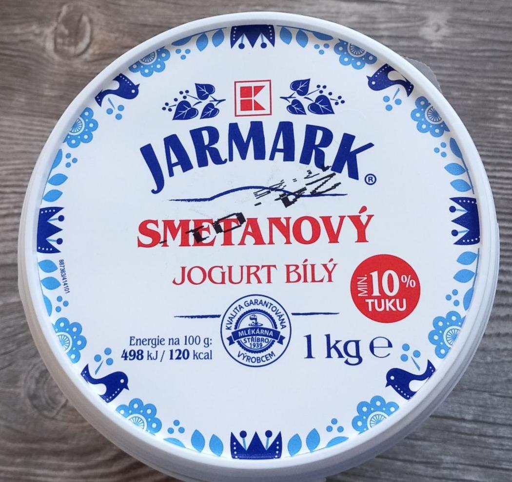 Fotografie - Smetanový jogurt bílý 10% K-Jarmark