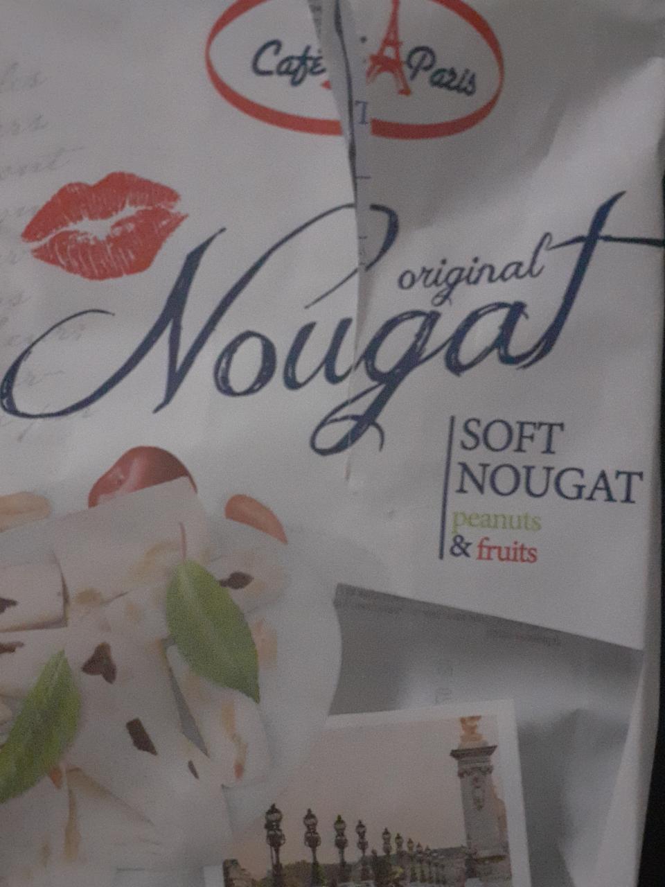 Fotografie - soft nougat oříšky a ovoce