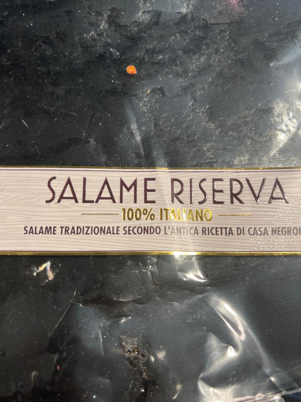 Fotografie - Salame Riserva Negroni