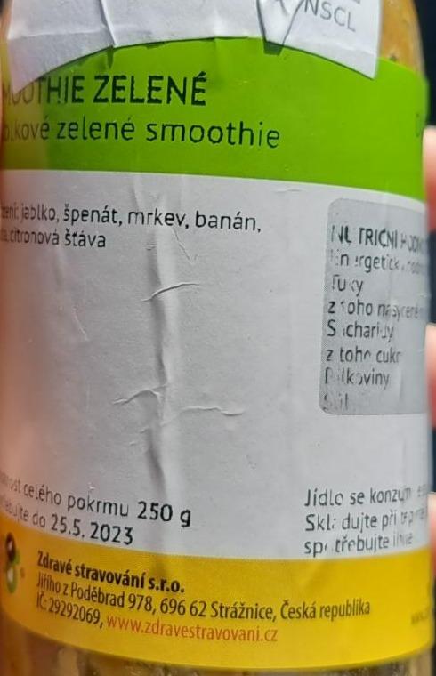 Fotografie - Jablkové zelené smoothie Zdravé stravování