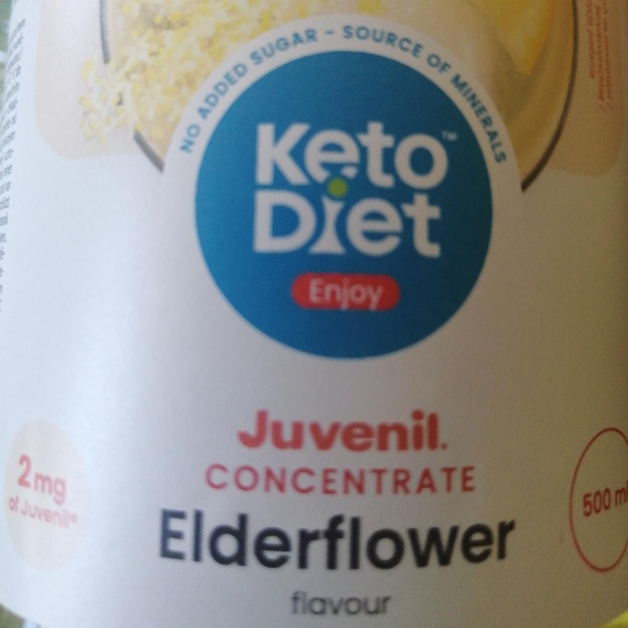 Fotografie - Juvenil concentrate elderflower KetoDiet