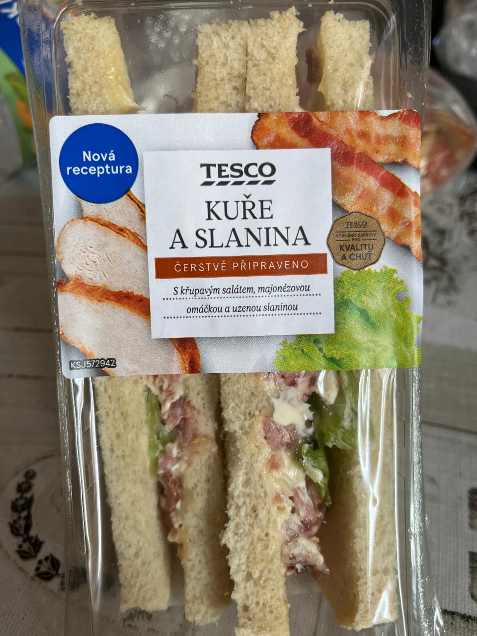 Fotografie - Kuře a slanina Tesco