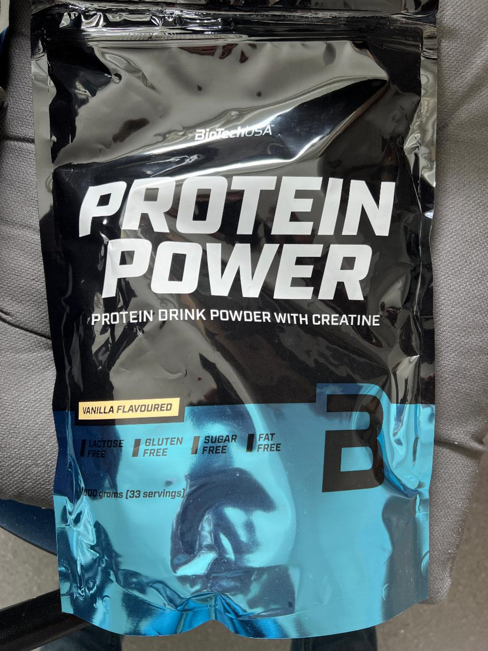 Fotografie - protein power vanilla Biotech USA