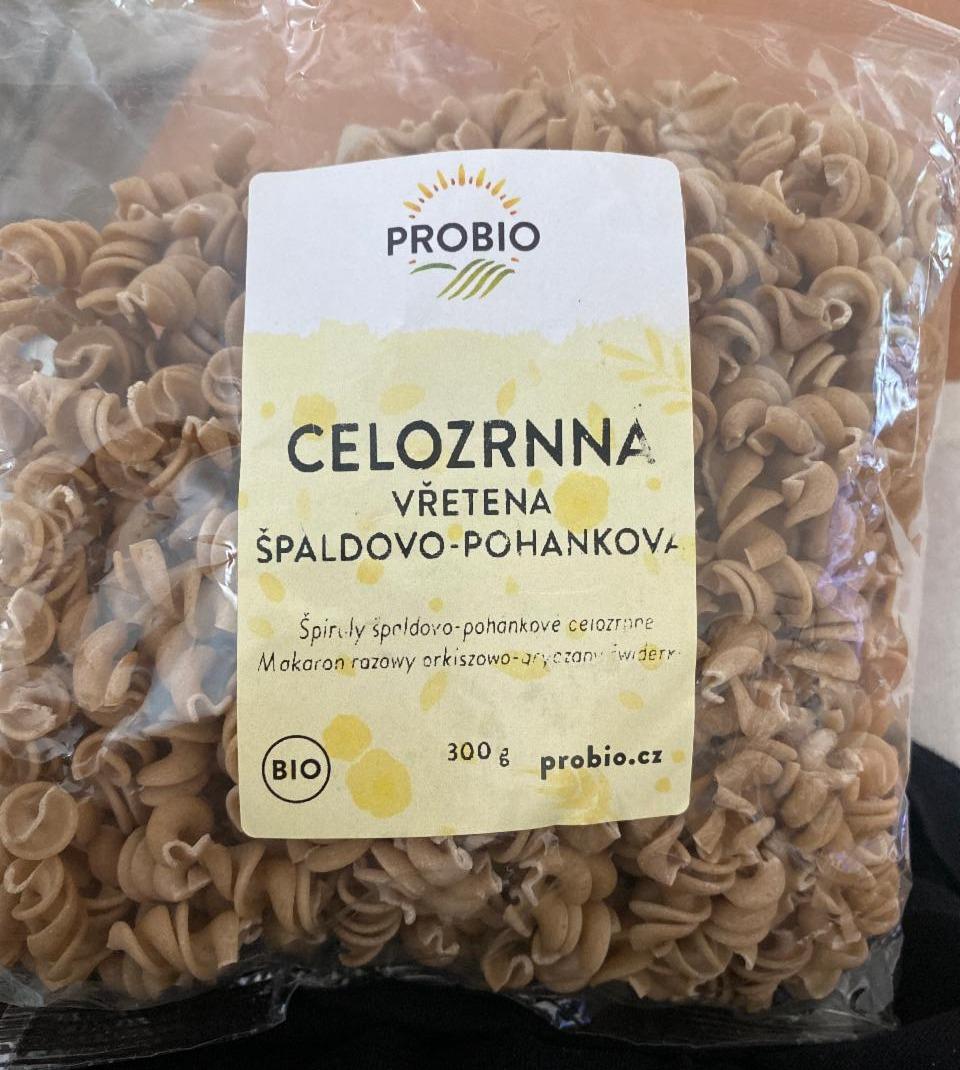 Fotografie - Celozrnná vřetena špaldovo-pohanková Probio