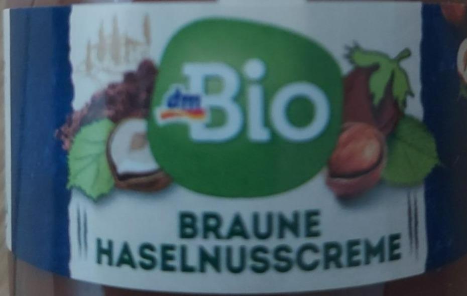 Fotografie - Braune Haselnusscreme dmBio