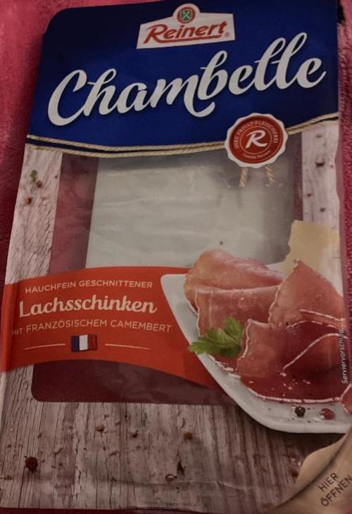 Fotografie - Chambelle Lachsschinken mit Camembert Reinert