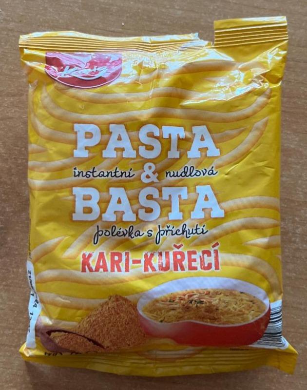 Fotografie - Instantní nudlová polévka s příchutí kuřecí kari Pasta&Basta Kania