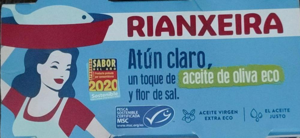 Fotografie - Atún claro un toque de aceite de oliva eco Rianxeira