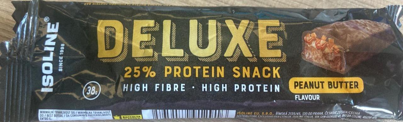 Fotografie - Deluxe protein snack 25% peanut butter flavour Isoline