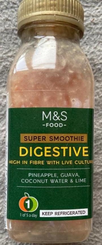 Fotografie - Super smoothie digestive M&S Food