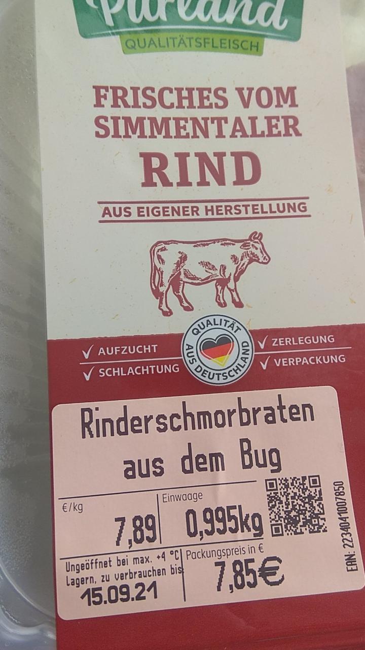 Fotografie - Rinderschmorbraten aus dem Bug Purland