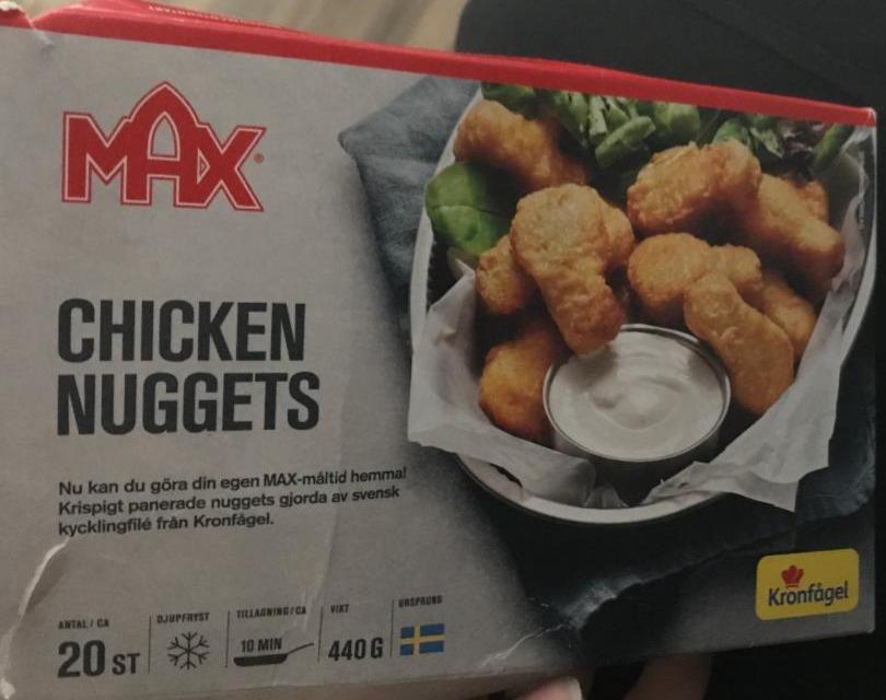 Fotografie - Max Chicken Nuggets Kronfågel