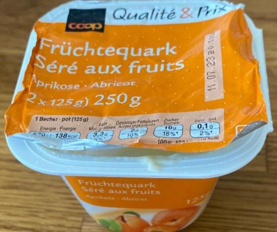 Fotografie - Früchtequark aprikose Coop