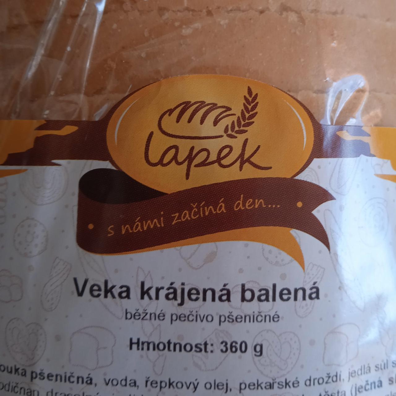 Fotografie - Veka krájená balená Lapek