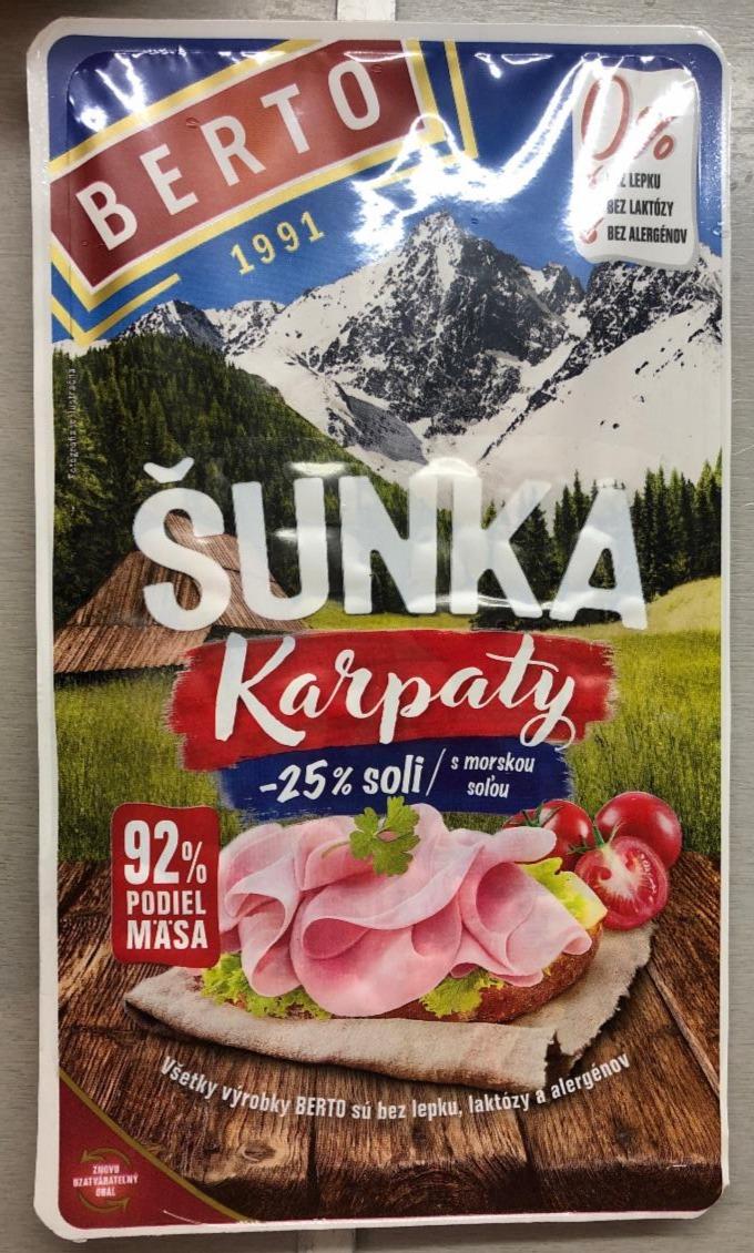 Fotografie - Šunka Karpaty 92% Berto