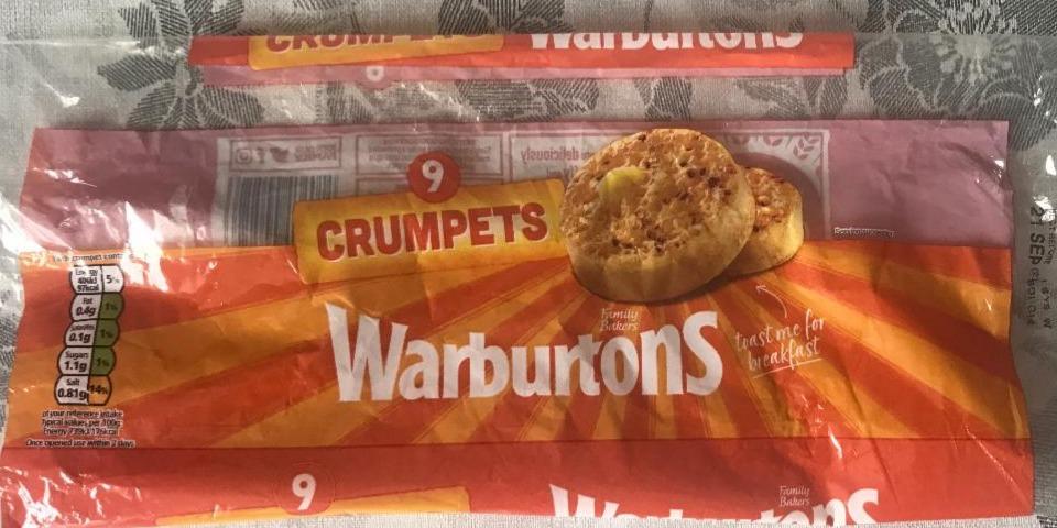 Fotografie - Crumpets 9 pcs Warburtons