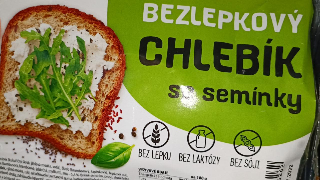 Fotografie - Bezlepkový chlebík se semínky Allnature