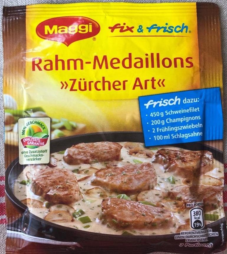 Fotografie - fix & frisch Rahm-Medaillons Züricher Art Maggi