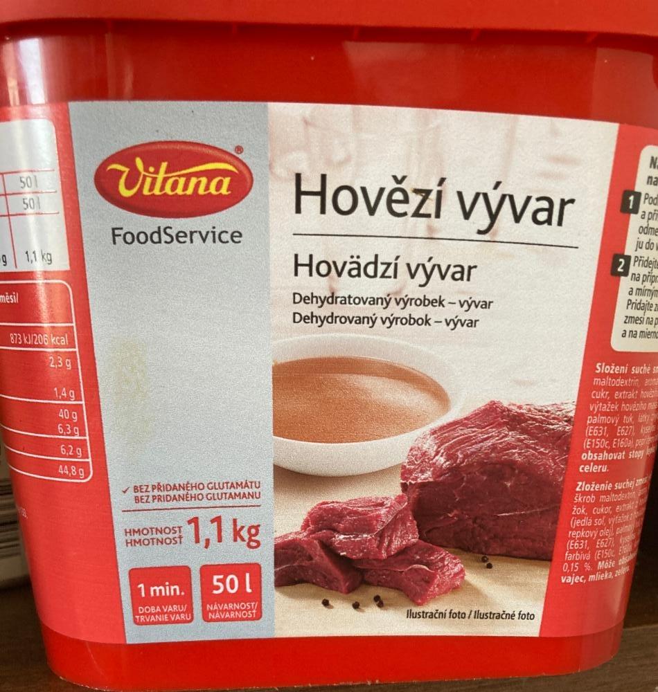 Fotografie - hovězí vývar Vitana