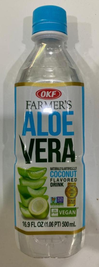 Fotografie - Farmer's aloe vera coconut flavoured drink OKF