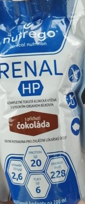 Fotografie - RENAL HP s příchutí čokoláda NUTREGO