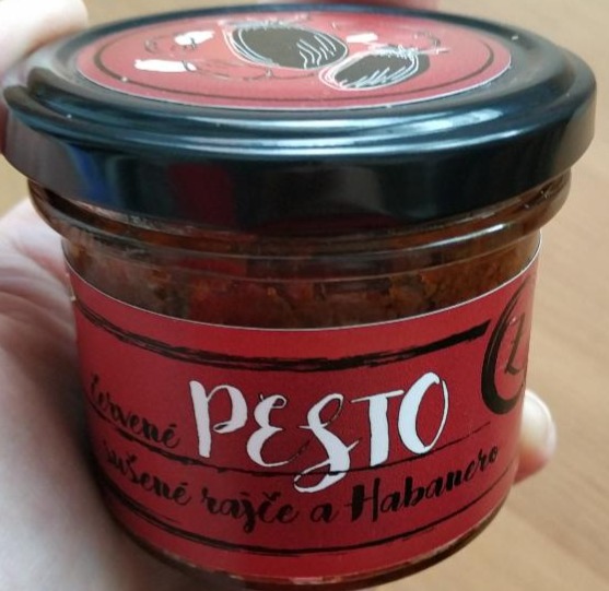 Fotografie - Červené pesto sušené rajče a Habanero